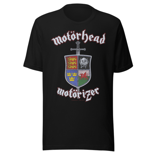 Motorhead Motorizer Jumbo Print Officially Licensed Mens T Shirt Black