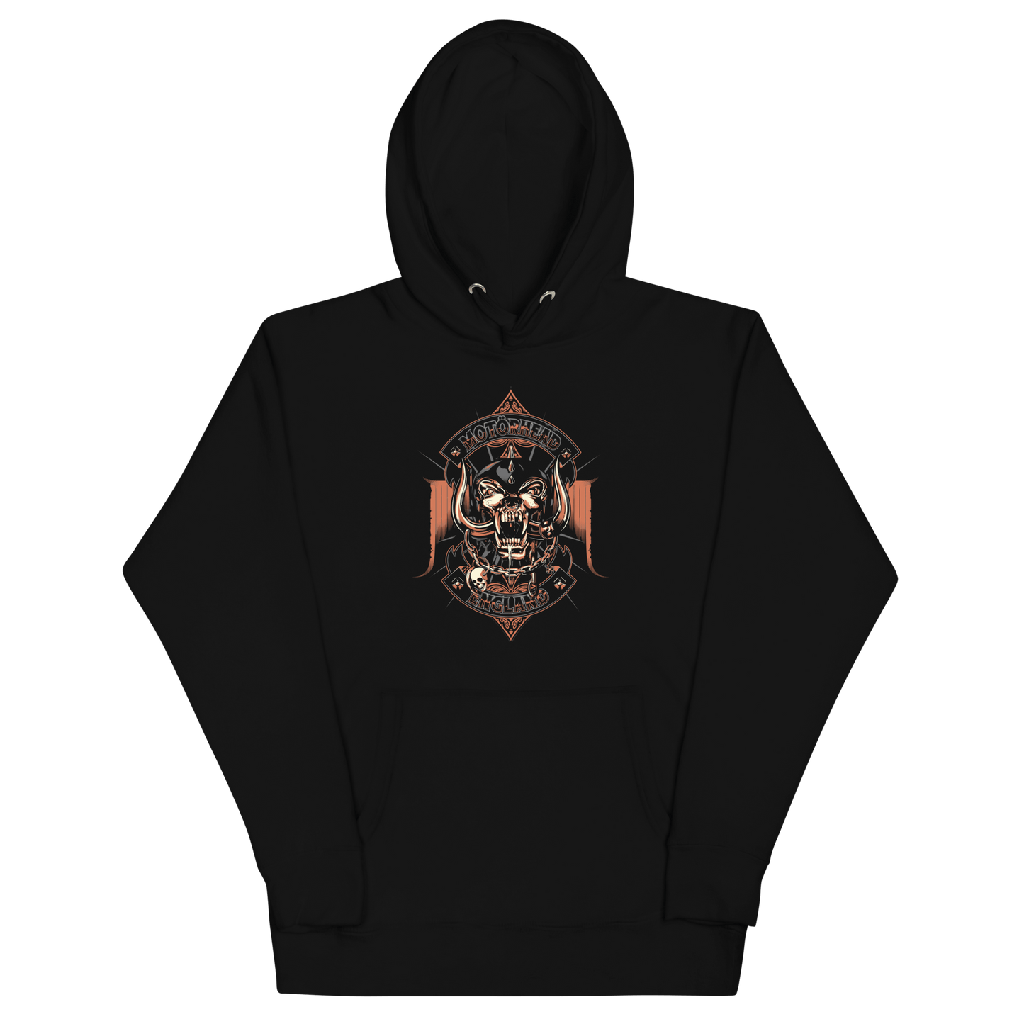 Motorhead NeoClassic Warpig Mens Officially Licensed Hoodie Black