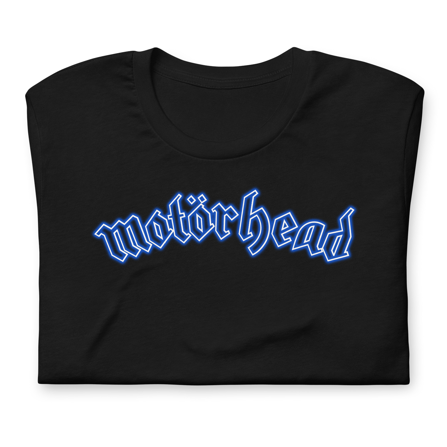 Motorhead Neon Blue Moon Officially Licensed Mens T Shirt Black