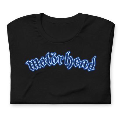 Motorhead Neon Blue Moon Officially Licensed Mens T Shirt Black