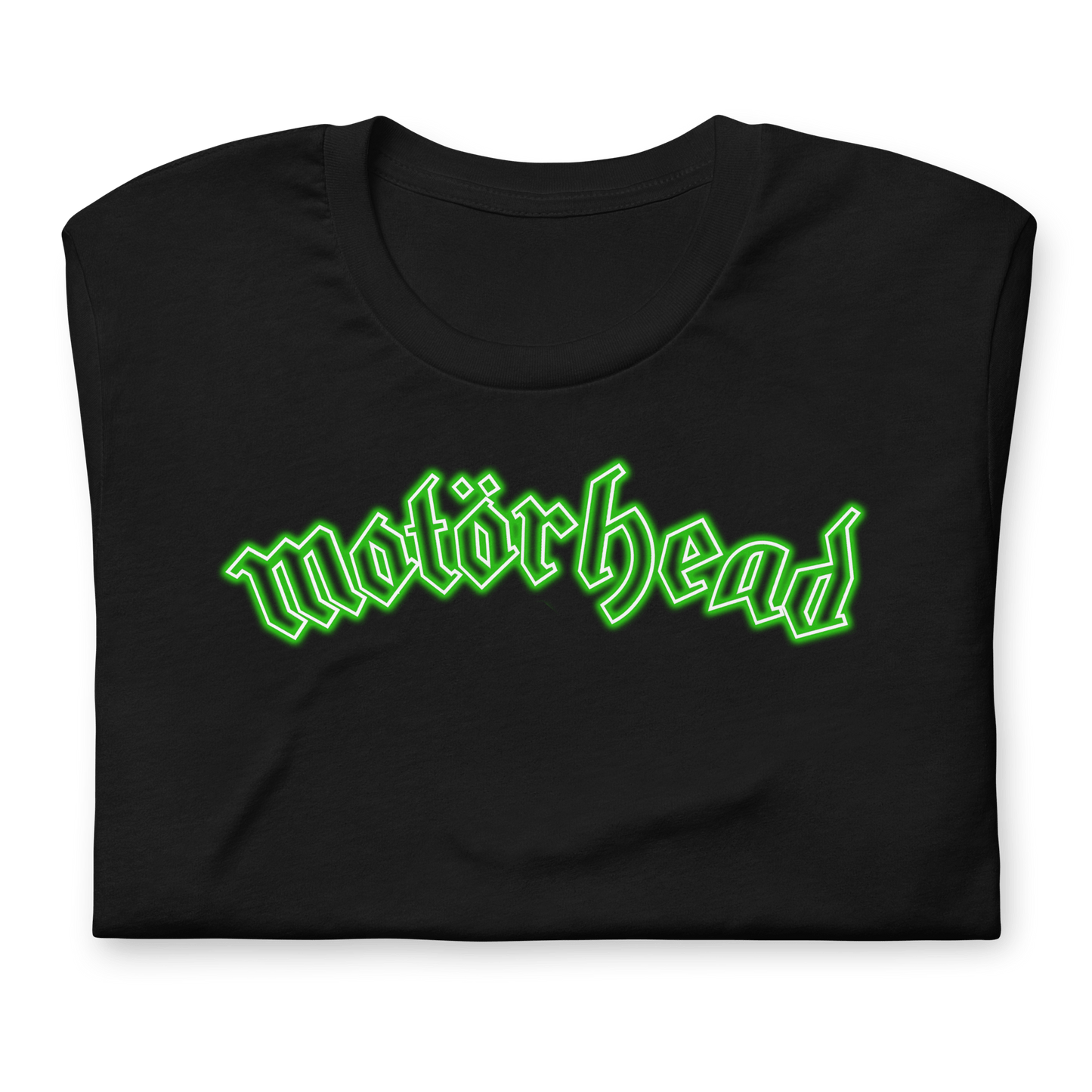 Motorhead Neon Green Moon Officially Licensed Mens T Shirt Black