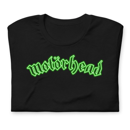 Motorhead Neon Green Moon Officially Licensed Mens T Shirt Black