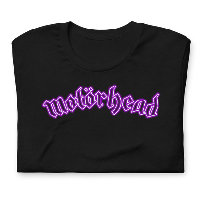 Motorhead Neon Pink Moon Officially Licensed Mens T Shirt Black