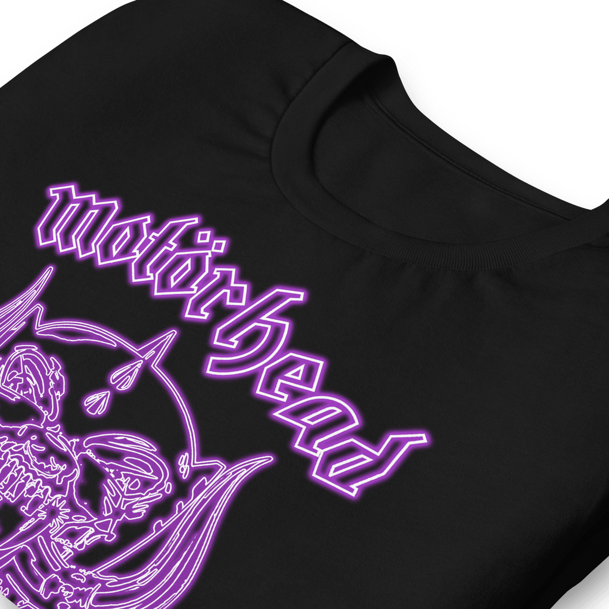 Motorhead Neon Purple Warpig Officially Licensed Mens T Shirt Black