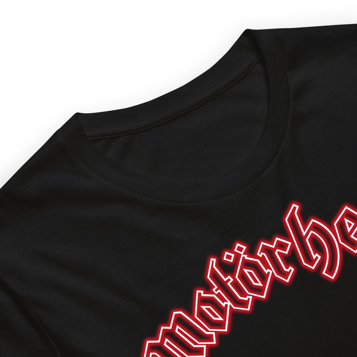 Motorhead Neon Red Ace Officially Licensed Mens T Shirt Black
