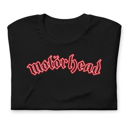 Motorhead Neon Red Ace Officially Licensed Mens T Shirt Black