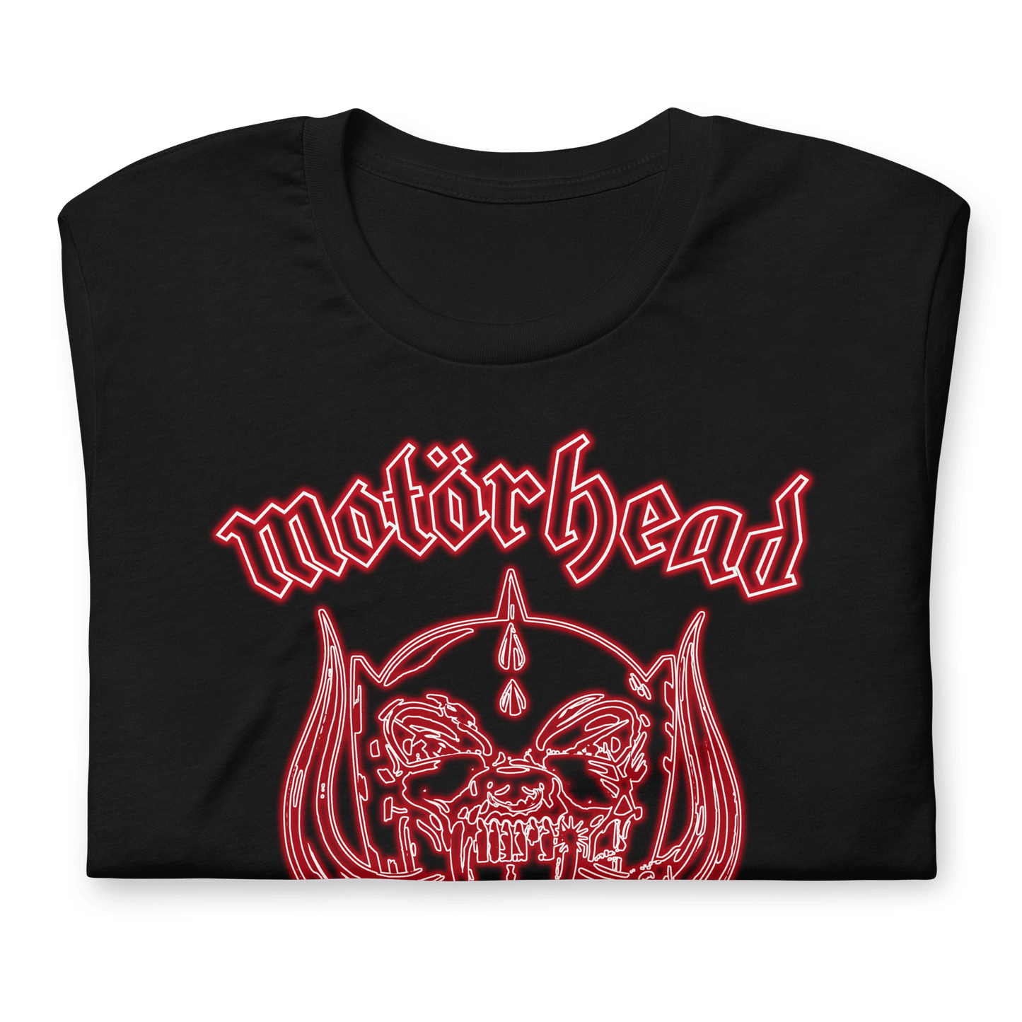 Motorhead Neon Red Warpig Officially Licensed Mens T Shirt Black