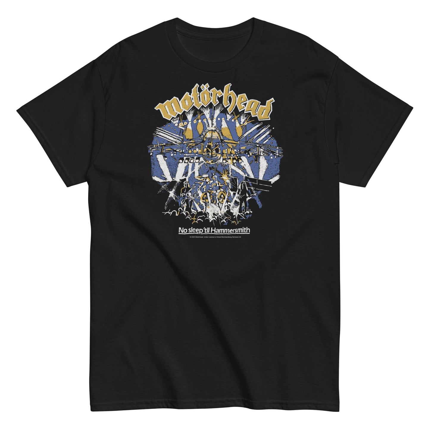 Motorhead No Sleep 'til Hammersmith Mens T Shirt Black