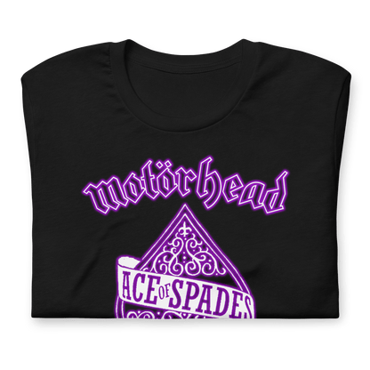 Motorhead Purple Ace Officially Licensed Mens T Shirt Black