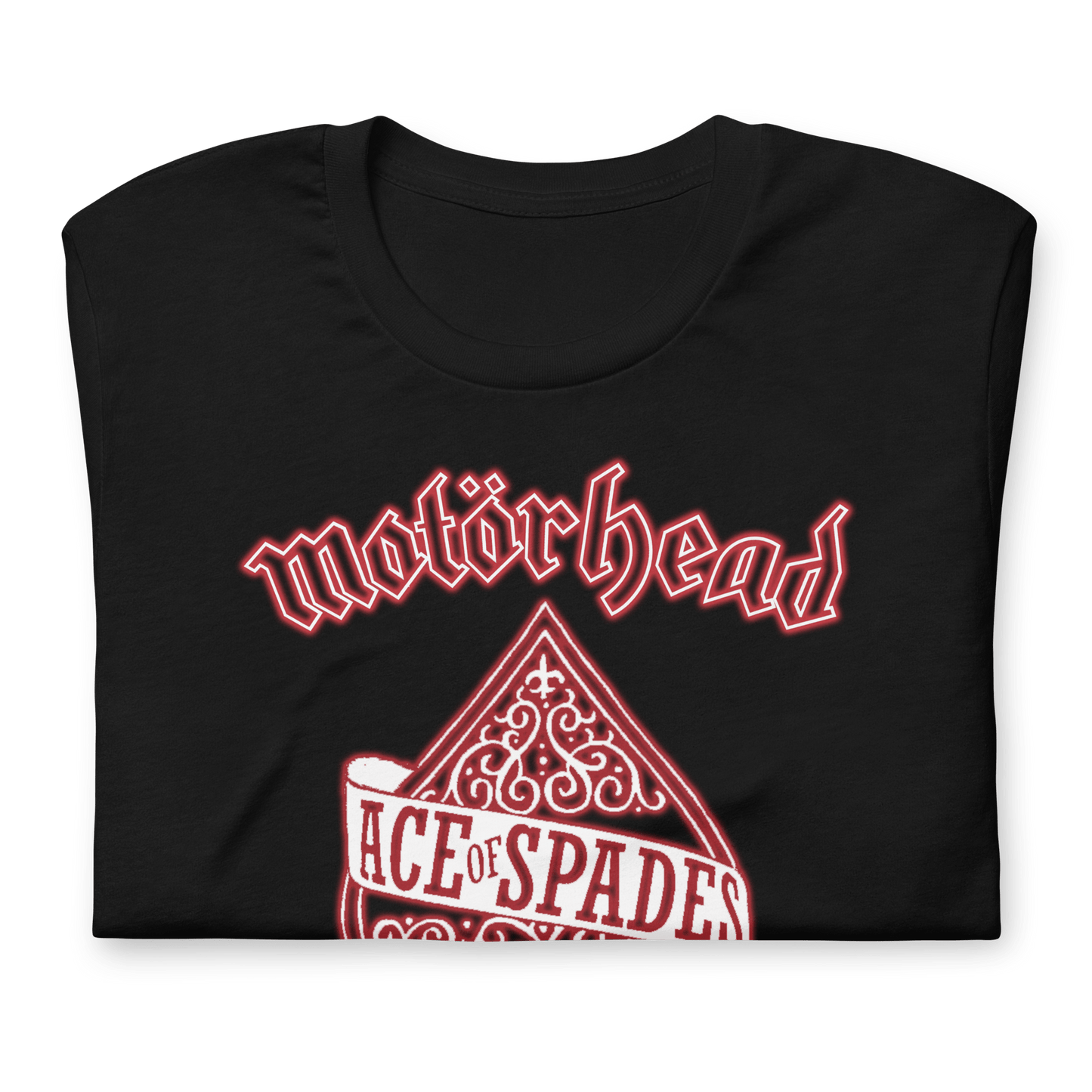 Motorhead Red Ace Officially Licensed Mens T Shirt Black