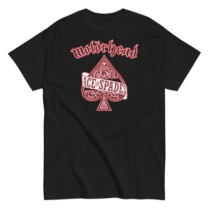 Motorhead Red Ace Officially Licensed Mens T Shirt Black