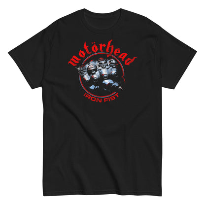 Motorhead Red Fist Officially Licensed Mens T Shirt Black