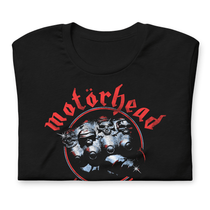 Motorhead Red Fist Officially Licensed Mens T Shirt Black