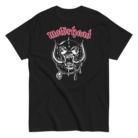 Motorhead Red Logo Mens T Shirt Black