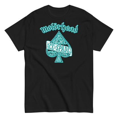 Motorhead Teal Ace Officially Licensed Mens T Shirt Black