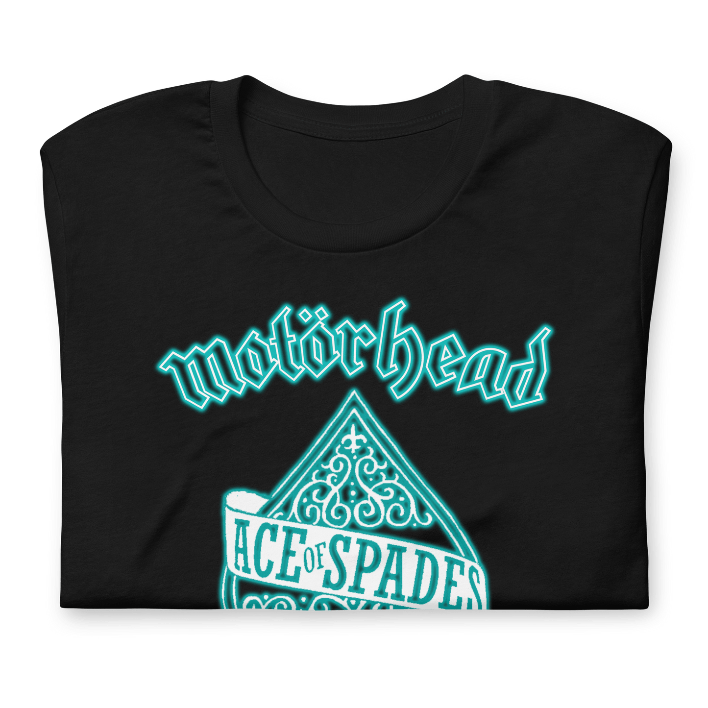 Motorhead Teal Ace Officially Licensed Mens T Shirt Black