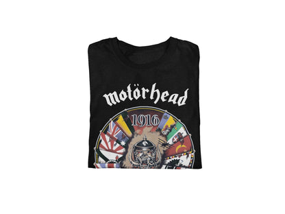 Motorhead Vintage 1916 Jumbo Print Officially Licensed Mens T Shirt Black