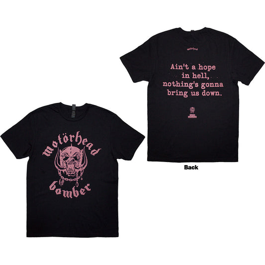 Mot??rhead Bomber Lyric [T-Shirt] Officially Licensed