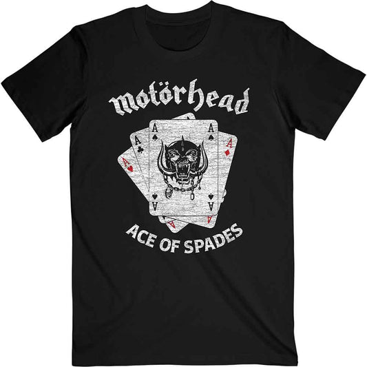 Mot??rhead Flat War Pig Aces [T-Shirt] Officially Licensed