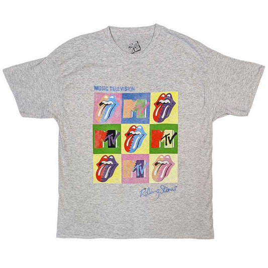 MTV Rolling Stones Warhol Squares [T-Shirt] Officially Licensed