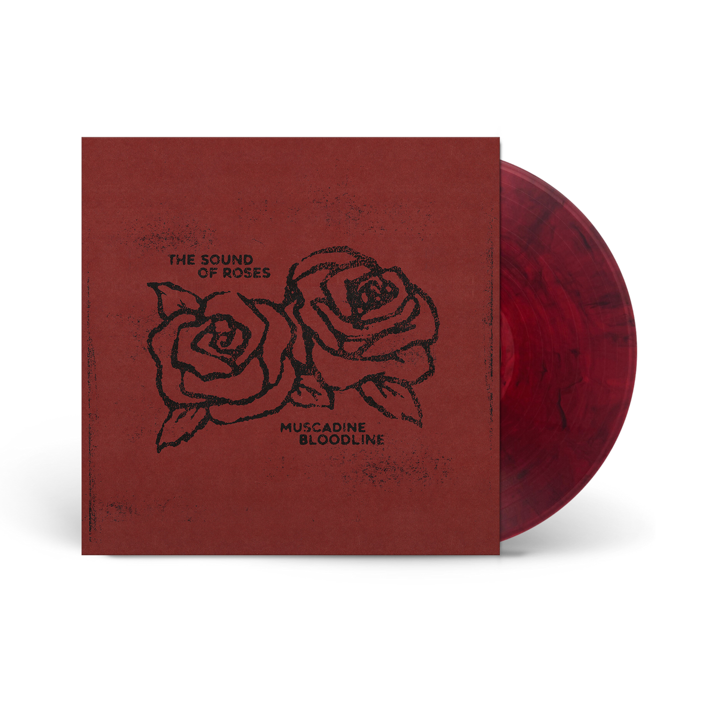Muscadine Bloodline - The Sound Of Roses [Translucent Red With Black Swirls] [Vinyl] Vinyl Record