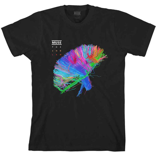 Muse 2nd Law Album T Shirt Black Officially Licensed