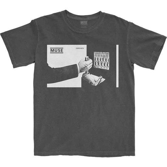 Muse Shifting T Shirt Grey Officially Licensed