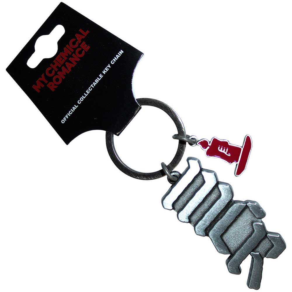 My Chemical Romance MCR Logo Candle Charm Keychain