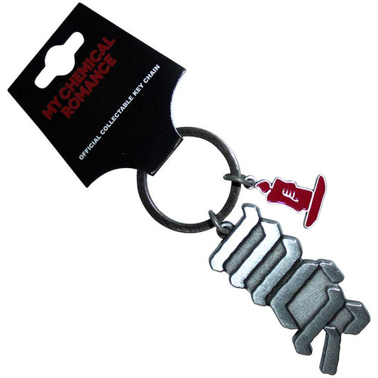 My Chemical Romance MCR Logo Candle Charm Keychain