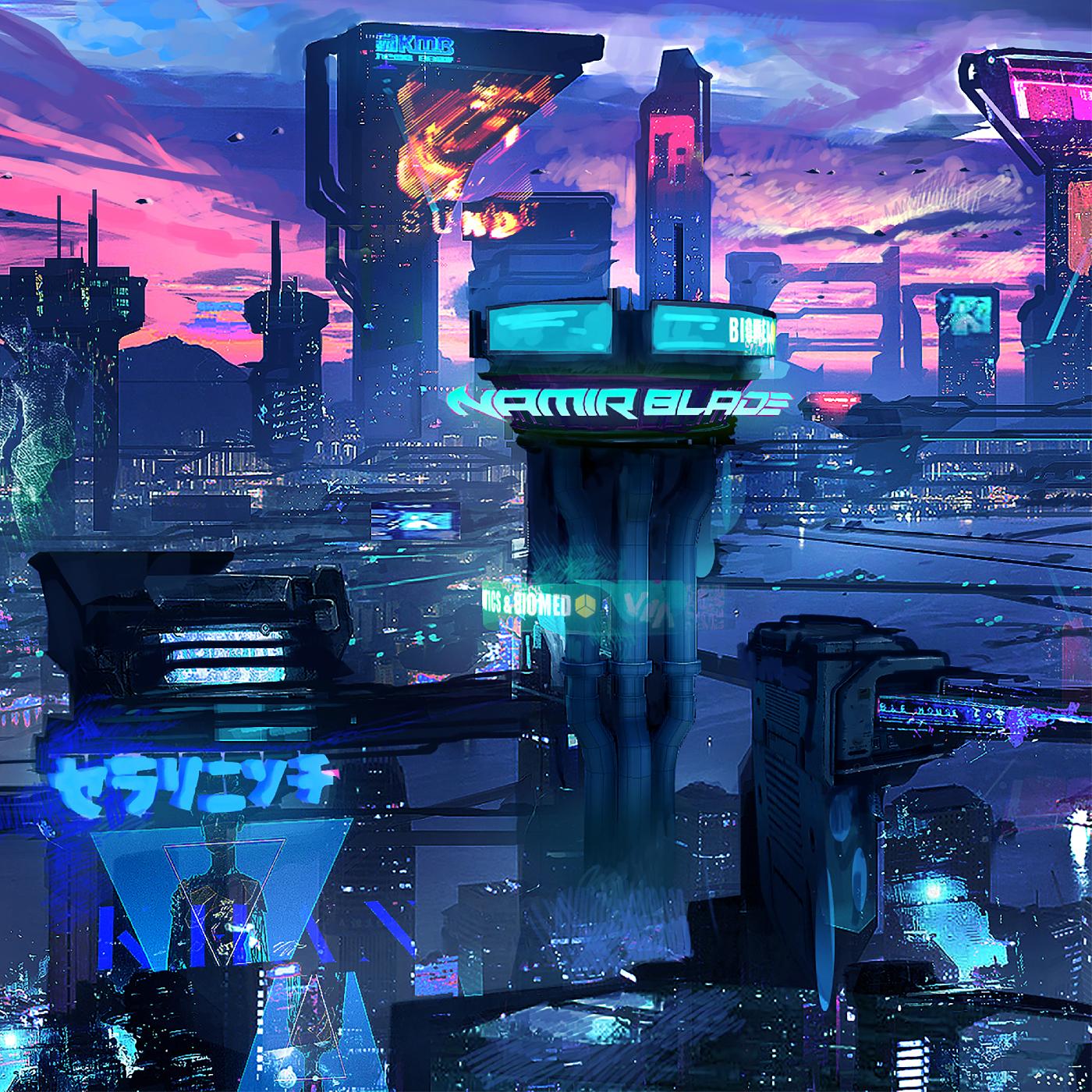 Namir Blade - Metropolis (PURPLE & PINK SWIRL VINYL) Vinyl Record