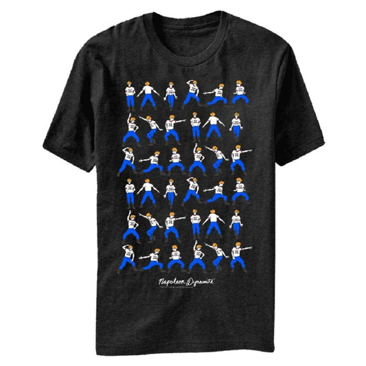 Napoleon Dynamite Dance Moves Adult Black T-Shirt