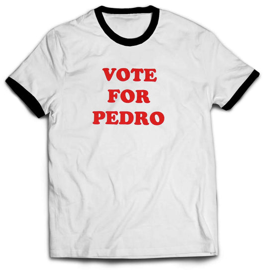 Napoleon Dynamite Vote For Pedro Ringer T Shirt White
