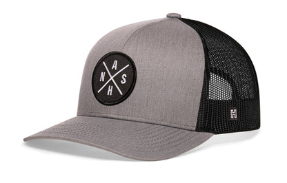 Nashville Trucker Hat  |  Black NASH X Snapback