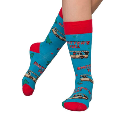 National Lampoon's Vacation Bathroom's All Full Ugly Christmas Socks