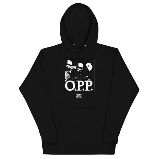 Naughty by Nature O.P.P. Classic Mens Officially Licensed Hoodie Black