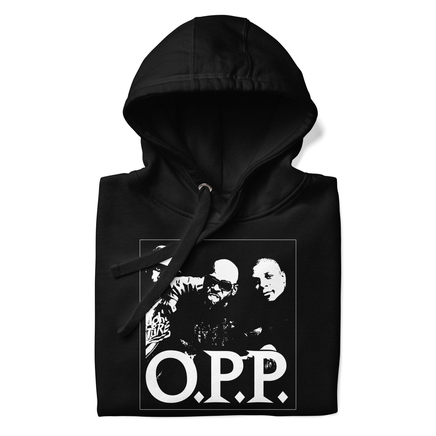 Naughty by Nature O.P.P. Classic Mens Officially Licensed Hoodie Black