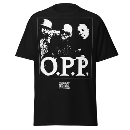 Naughty by Nature O.P.P. Jumbo Print Mens T Shirt Black