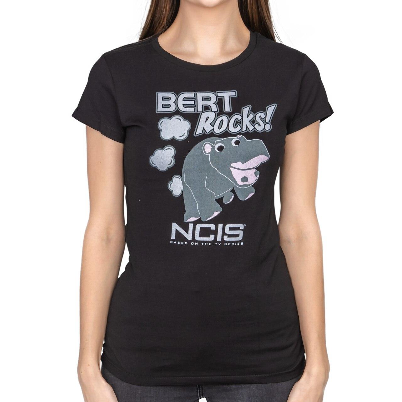 NCIS Bert Rocks! Hippopotamus Juniors T-Shirt