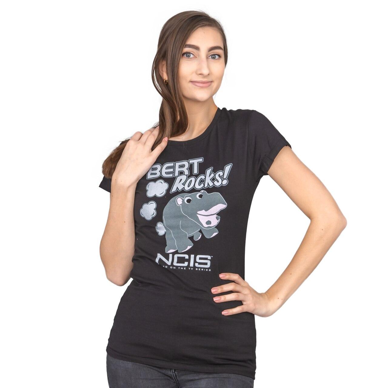 NCIS Bert Rocks! Hippopotamus Juniors T-Shirt