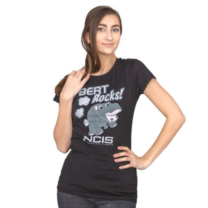 NCIS Bert Rocks! Hippopotamus Juniors T-Shirt