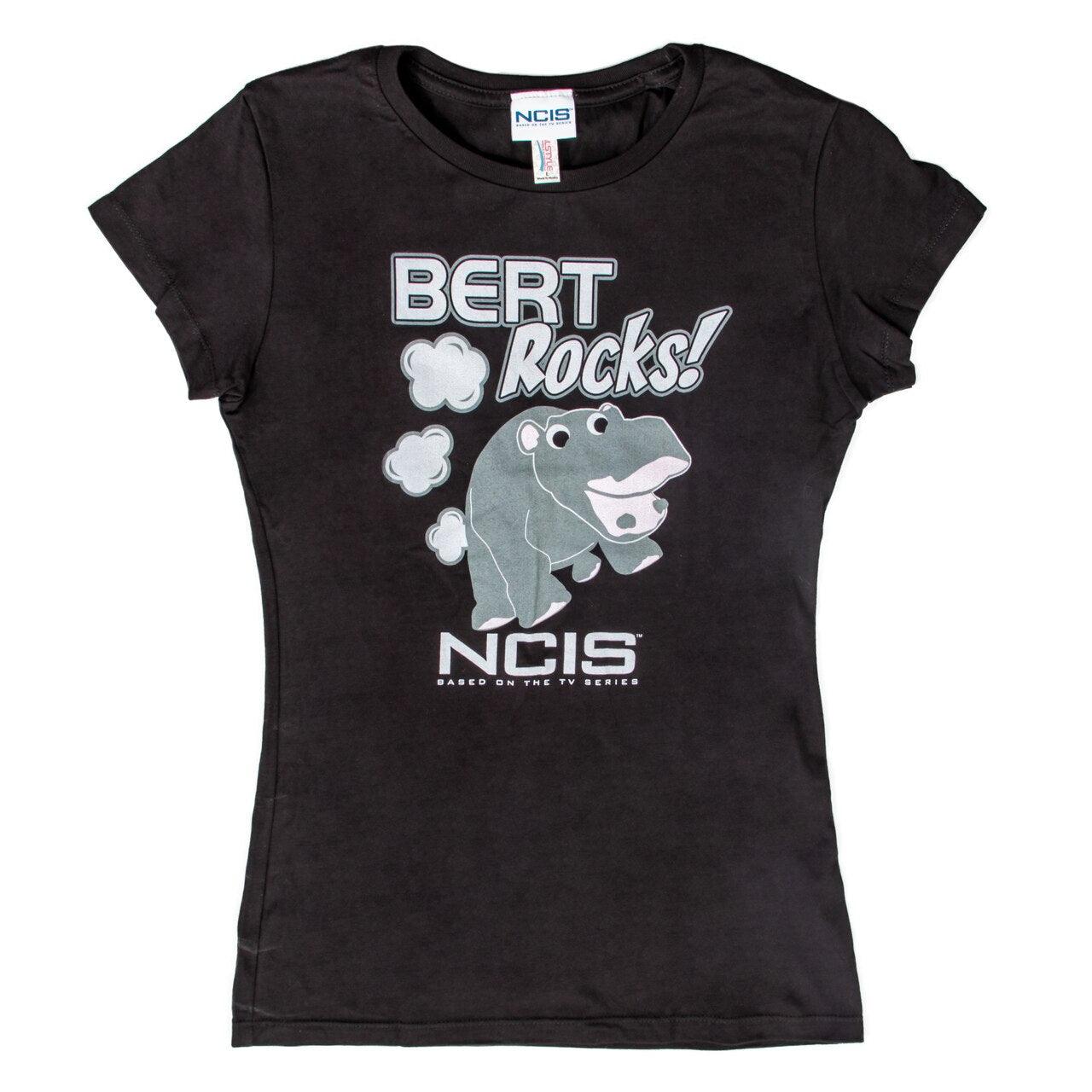 NCIS Bert Rocks! Hippopotamus Juniors T-Shirt
