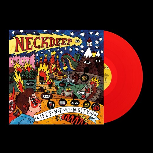 Neck Deep - Life's Not Out to Get You [Explicit Content] (Colored Vinyl, Blood Red) Vinyl Record