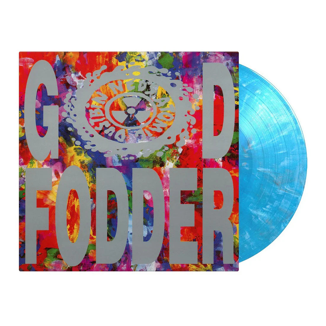 Ned's Atomic Dustbin - God Fodder [Blue, White & Black Marble] Vinyl Record