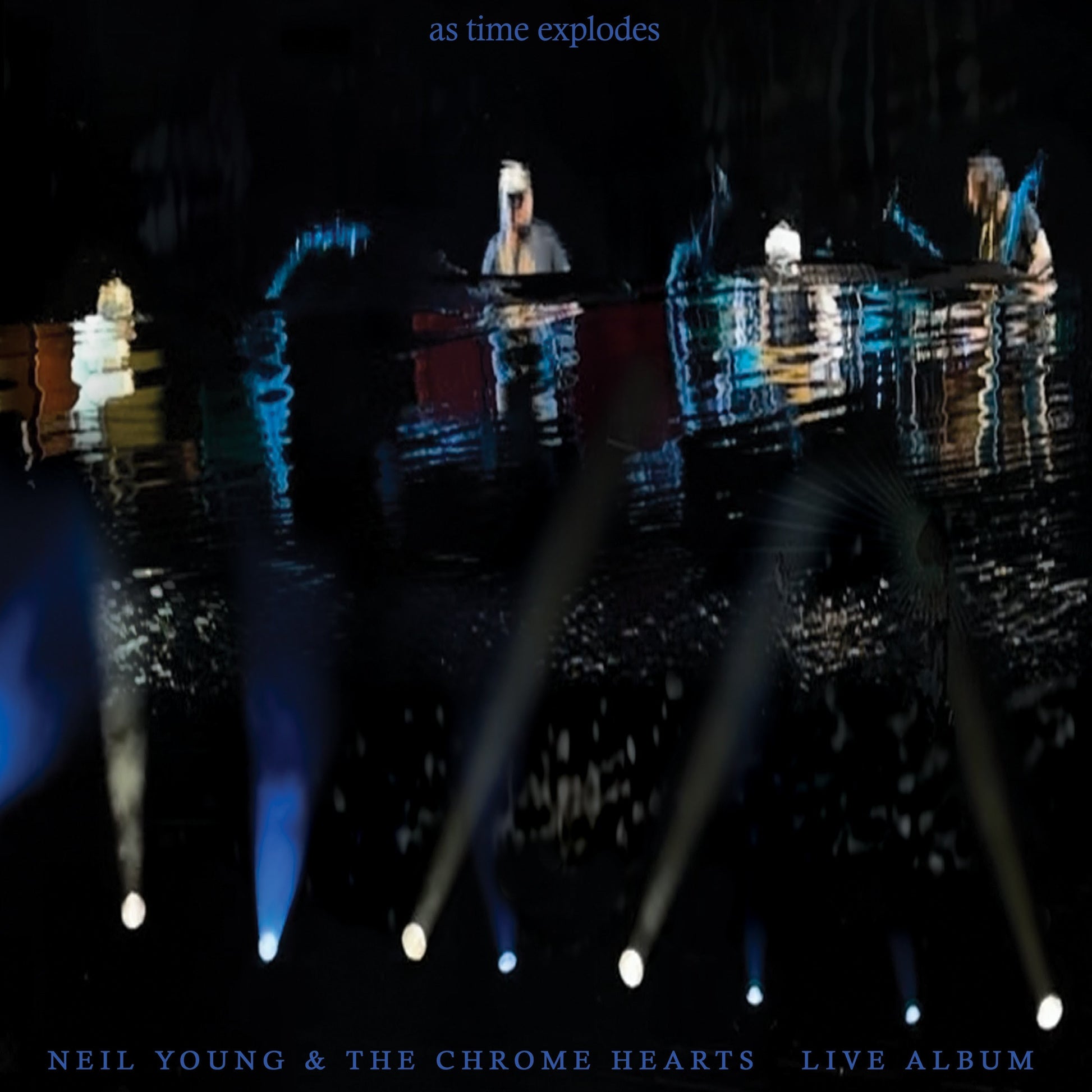 Neil Young & The Chrome Hearts - As Time Explodes - Live Album [Black] [2LP] [Vinyl] Vinyl Record