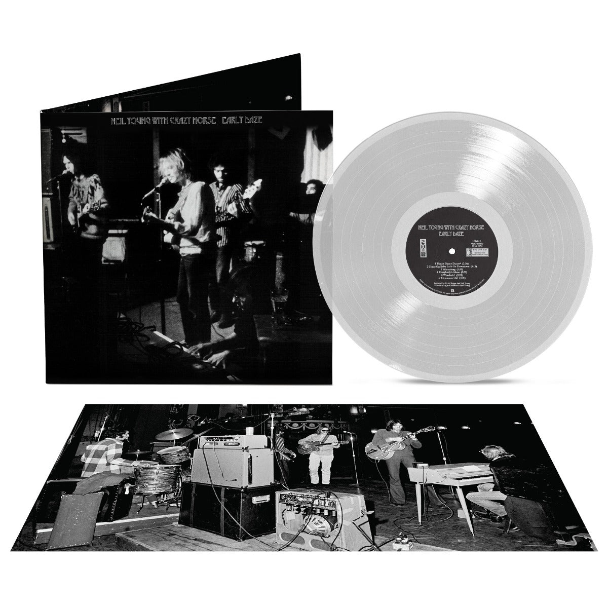Neil Young with Crazy Horse - Early Daze (Indie Exclusive, Clear Vinyl, Gatefold with Print) Vinyl Record