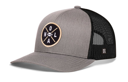 New Orleans Trucker Hat  |  Black NOL X Football Snapback