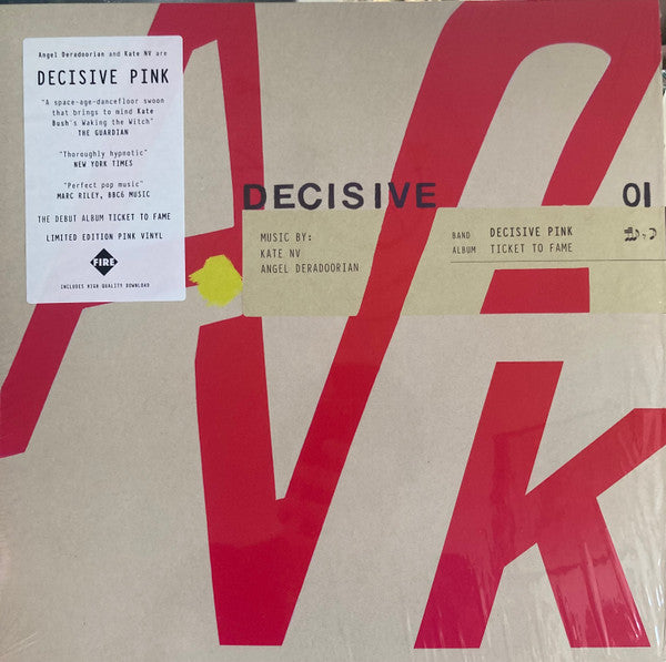 Decisive Pink Ticket To Fame LP   Vinyl Record