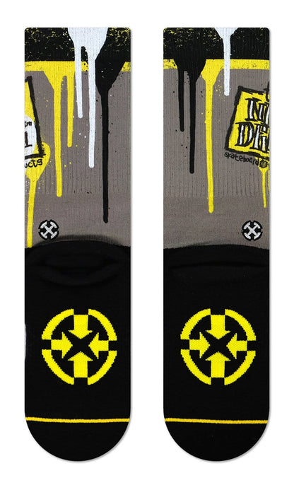 New Deal Napkin Logo Adult Crew Socks