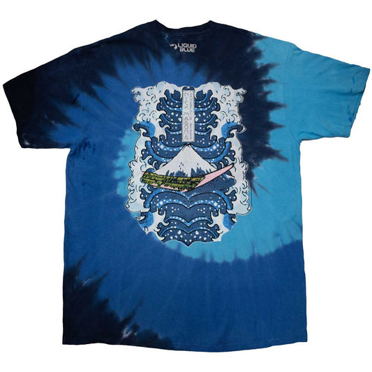 Nick Mason's Saucerful of Secrets Hokusai Wave Dip Dye [T-Shirt] Officially Licensed