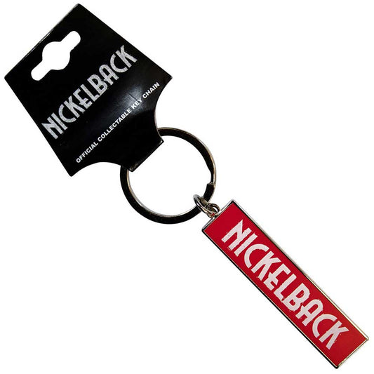 Nickelback White Logo Red